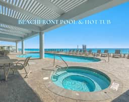 Colonnades #1903" | 4BR Beachfront Corner Unit*Sweeping Gulf Front Views*Pool*Hot Tub*Gym*Sleeps 12