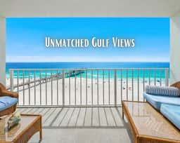 Emerald Skye "65" | Beachfront 1BR + Bunks*Unmatched Gulf Views*Pool*Gym*Sleeps 6