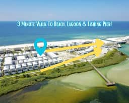 Some Beach" West Side Cottages HH | Steps To Beach & Lagoon | Pool & Pocket Gulf Views | Fishing Pier | 4BR | Sleeps 14
