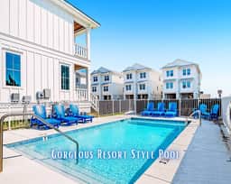 GeorgE's Shore" | Ocean's Edge #6 | Luxury Beachside 3BR Home | Pool | 50 Steps To Beach | Gulf Views | Sleeps 14 | Dog Friendly