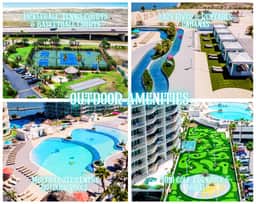 Caribe B104" | 3BR Bayfront Condo With Stunning Views*Unmatched Amenities*Lazy River*Outdoor Pools*Hot Tub*Boat Slip*Beach Trolley*Cabanas*On Site Restaurants