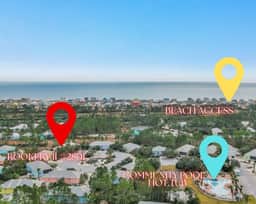 The Rookery II #2801" | Cute 3BR Beach Cottage*Pool*Hot Tub*Walk To Beach*Golf Cart Friendly