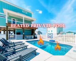 On Beach Time" | Luxury "Almost Beachfront" Home, Panoramic Gulf Views, Private Heated Pool