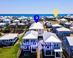 Piper's Perch" | Beach & Lagoon! | Pool | Water Views | Private Dock & Fishing Pier | 4BR Sandpiper Cottage | Dog Friendly