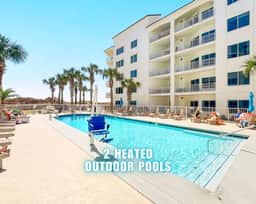 Palm Beach #B12" | Beachfront 1BR | Ground Level | Pool & Gulf Views | Heated Pools | Gym | Sleeps 4