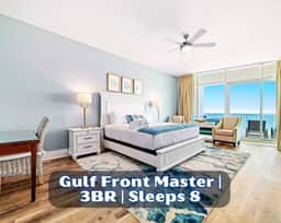 Turquoise Place #D704" | Luxury Beachfront 3BR*Stunning 7th Floor Gulf Front Views*Private Hot Tub*5 Star Amenities*Lazy River*Water Slide*Putting Green*On Site Restaurants*Sleeps 8