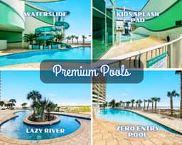 Turquoise Place #D704" | Luxury Beachfront 3BR*Stunning 7th Floor Gulf Front Views*Private Hot Tub*5 Star Amenities*Lazy River*Water Slide*Putting Green*On Site Restaurants*Sleeps 8