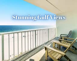 Emerald Skye #64" | Beach Front*Stunning Gulf Views*Pool*Gym*Pier*1BR + Bunks