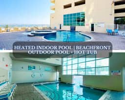 Crystal Shores West #608" | Beachfront 3BR Corner Unit*Panoramic Gulf Front Views*Indoor (Heated)/Outdoor Pool*Hot Tub*Gym*Sleeps 8