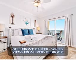 Crystal Shores West #608" | Beachfront 3BR Corner Unit*Panoramic Gulf Front Views*Indoor (Heated)/Outdoor Pool*Hot Tub*Gym*Sleeps 8