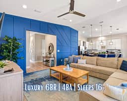 SeaHaven" @ Laguna Key | Luxury 6BR "Almost Beachfront" Home | Steps To Beach & Pool | Game Garage | Tiki Bar | Sleeps 16
