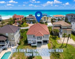 SeaHaven" @ Laguna Key | Luxury 6BR "Almost Beachfront" Home | Steps To Beach & Pool | Game Garage | Tiki Bar | Sleeps 16