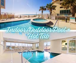 Crystal Shores #601" | Beachfront 2BR Corner Unit*Panoramic Gulf Front Views*Indoor (Heated)/Outdoor Pool*Hot Tub*Gym*Sleeps 6