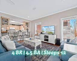 Above The Waves" | Steps To Beach, Gulf Views, Pool, Dog Friendly, 4BR, Sleeps 12