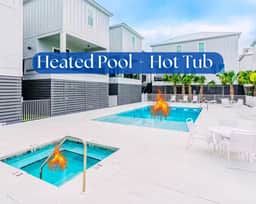 Beach Bum HQ" | 50 Steps To Beach*Gulf Views*Heated Pool*Hot Tub*4BR*Sleeps 12*Lost Dunes Cottages