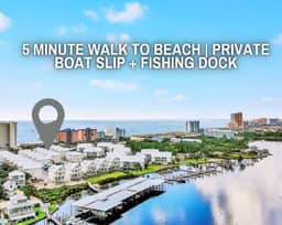 Upper Class @ The Osprey" | Luxury 4BR*Pool*Steps To Beach*Boat Slip*Pocket Gulf View*Sleeps 12