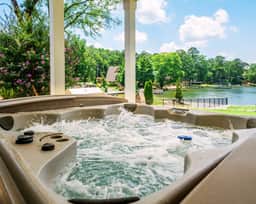 Relax Lane" | Lakefront Views*Private Pool*Hot tub*Putting Green*Firepit*Boat Slip
