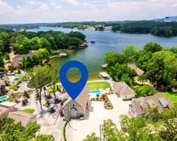 Relax Lane" | Lakefront Views*Private Pool*Hot tub*Putting Green*Firepit*Boat Slip