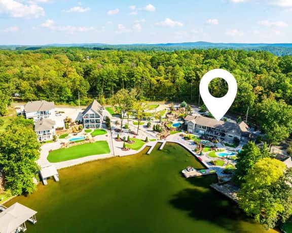 Oasis at Bayshore" | Luxury Lakefront Views*Private Pool*Hot Tub*Boat Dock