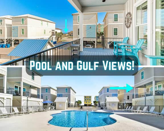 A Beachin' Good Time" | Steps To Beach*Gulf Views*Pool*Lagoon*Fishing Pier*4BR*Sleeps 12*West Side Cottages