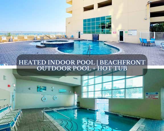 Crystal Shores West #608" | Beachfront 3BR Corner Unit*Panoramic Gulf Front Views*Indoor (Heated)/Outdoor Pool*Hot Tub*Gym*Sleeps 8
