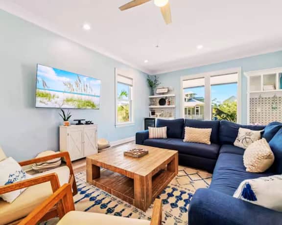 Sweet & Salty @ Tannin" | Luxury 5BR | Walk To Private Beach Access | Pool | 20% Golf Cart Discount Available