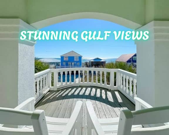 Above The Waves" | Steps To Beach, Gulf Views, Pool, Dog Friendly, 4BR, Sleeps 12
