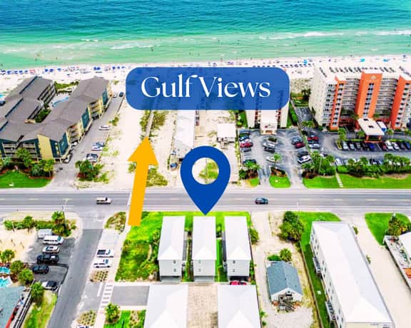 Beach Bum HQ" | 50 Steps To Beach*Gulf Views*Heated Pool*Hot Tub*4BR*Sleeps 12*Lost Dunes Cottages