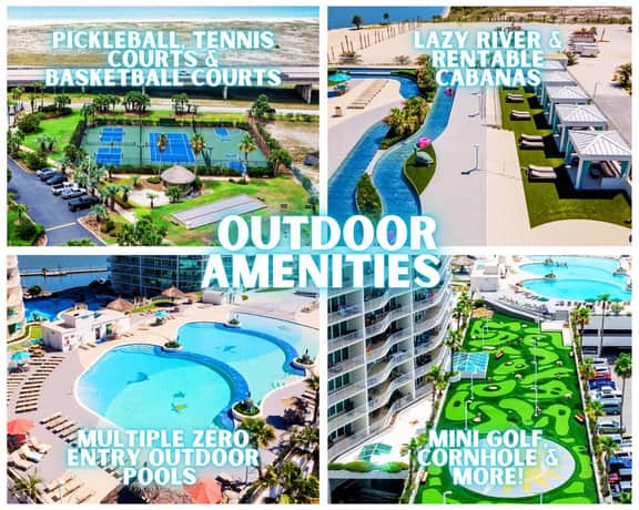 Caribe C910" | 4BR Gulf Front Condo With Sweeping Views*Unmatched Amenities*Lazy River*Outdoor Pools*Hot Tub*Boat Slip*Beach Trolley*Cabanas*On Site Restaurants*Sleeps 12