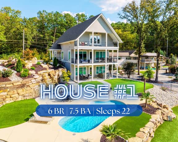 Relaxation Station" | 2 Luxury Lakefront Homes*Private Pool*Hot Tub*Putting Green*Firepit*Boat Slip
