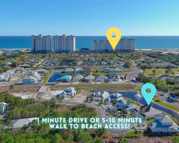 Salty Breeze" | The Beach Club | Cottage #61 | Private Pool | Walk To Beach | Water Views | Luxury 4BR | Premium Amenities | Firepit | Sleeps 16