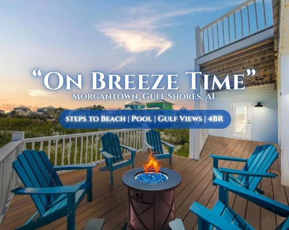 On Breeze Time" | Steps To Beach*2 Pools*Tennis Courts*Dog Friendly*Morgantown